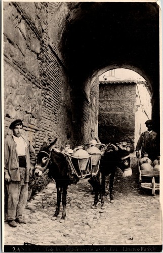 Cartolina rppc spagna - spagna, toledo