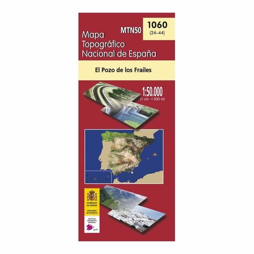 Spain map 1060 pozo - spain, de