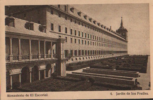 Postal monasterio escorial - monasterio,